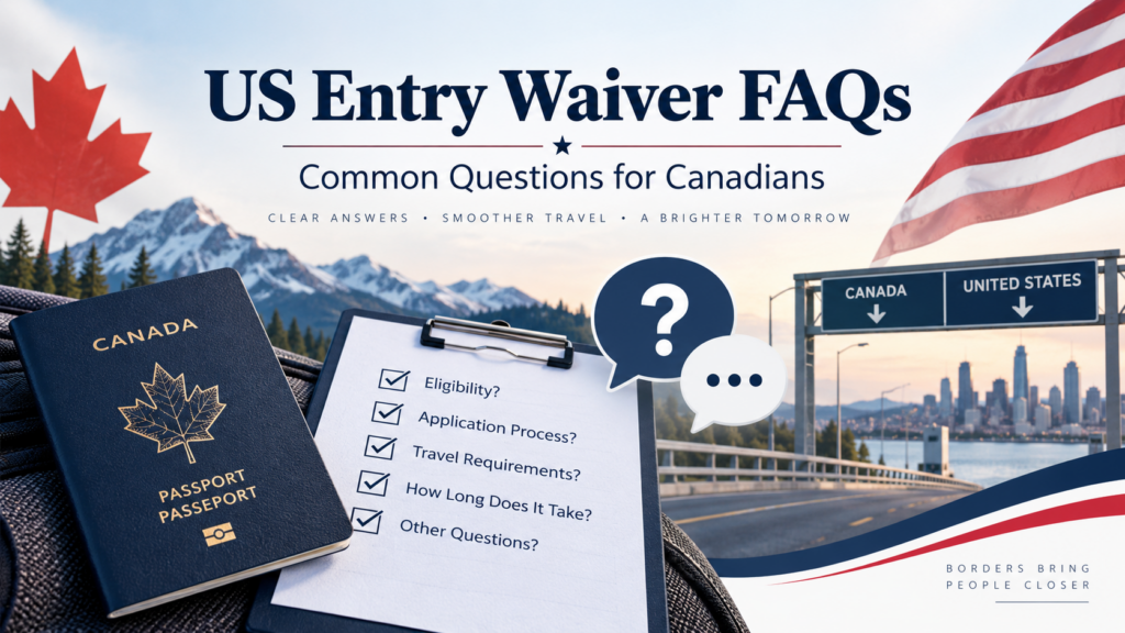 US entry waiver FAQs for Canadians